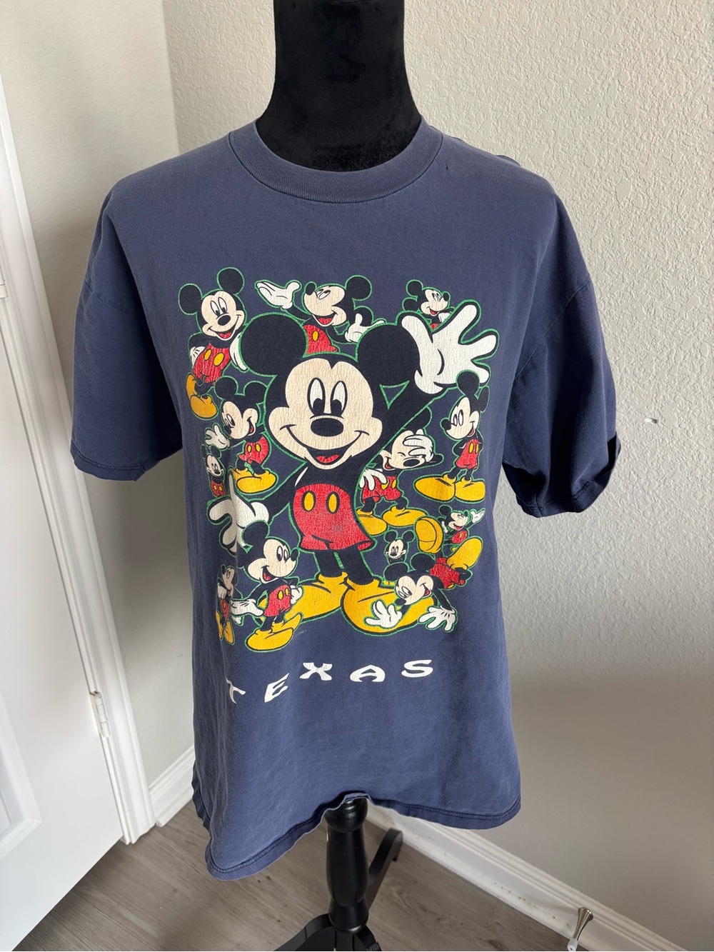 Vintage Mickey Unlimited Texas T-Shirt Mens Made In USA